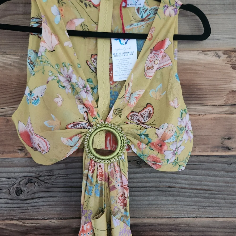 NWT My Beachy Side Begonia Cut-Out Dress Size Medium - Picture 6 of 11